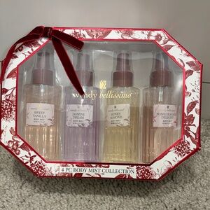 Wendy Bellissimo Body Mist Set - Cream, Purple, Tan